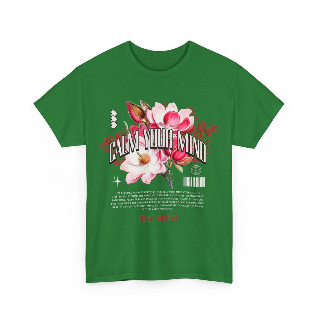 Calm Your Mind T-Shirt - Graphic T-Shirt from Tee Utopia