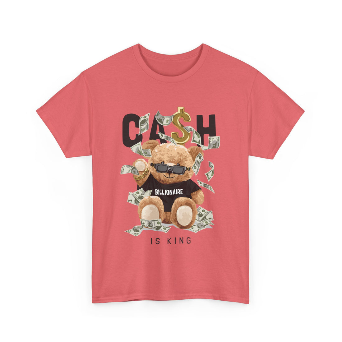 Cash is King T-Shirt - Graphic T-Shirt from Tee Utopia