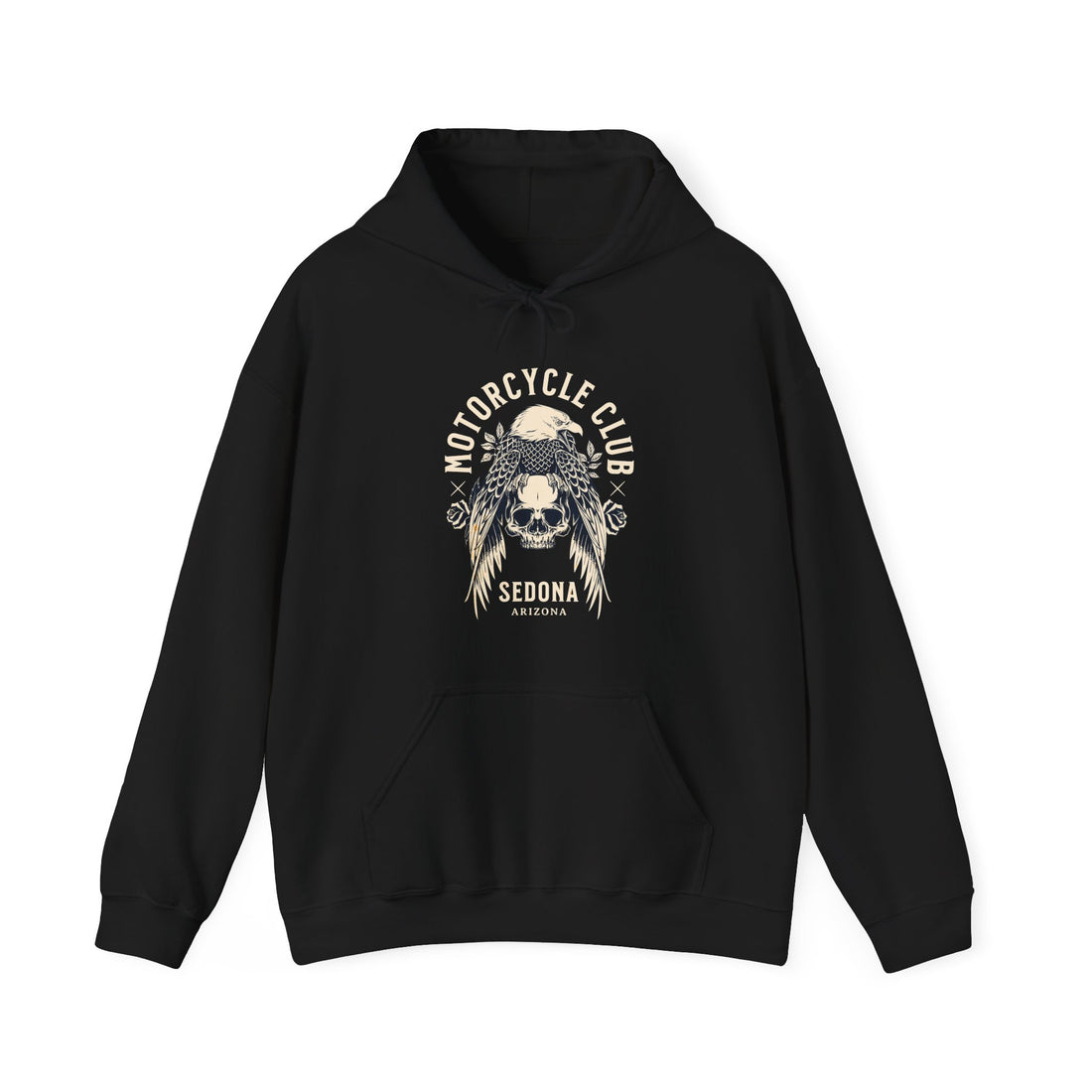 Motorcycle Club Sedona Hoodie - Graphic Hoodie from Tee Utopia