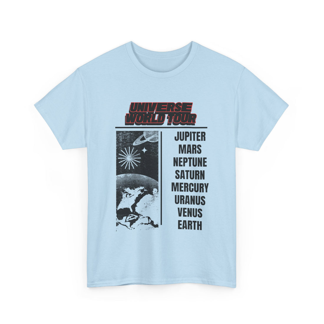 Universe World Tour T-Shirt - Graphic T-Shirt from Tee Utopia