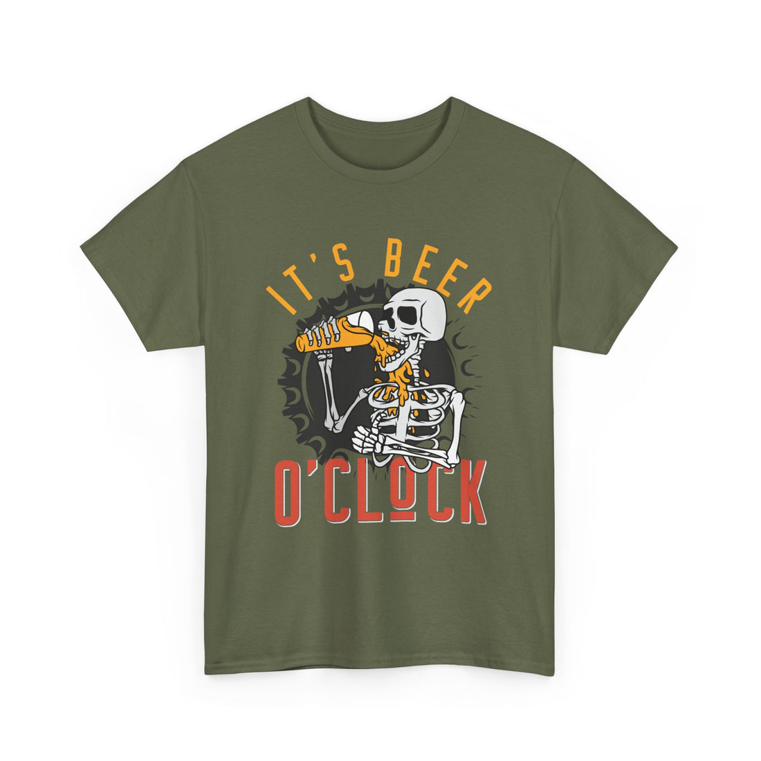 It's Beer O'Clock  T-Shirt - Graphic T-Shirt from Tee Utopia