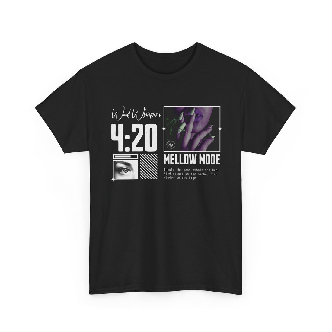 Weed Whispers T-Shirt - Graphic T-Shirt from Tee Utopia