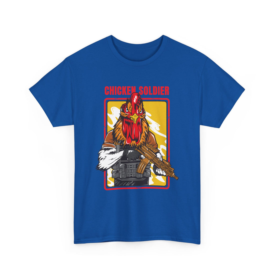 Chicken Soldier T-Shirt - Graphic T-Shirt from Tee Utopia