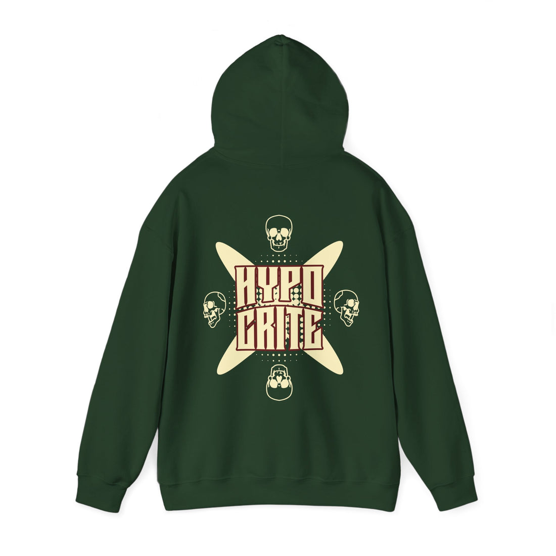 Hypocrite Front and Back Hoodie - Graphic Hoodie from Tee Utopia
