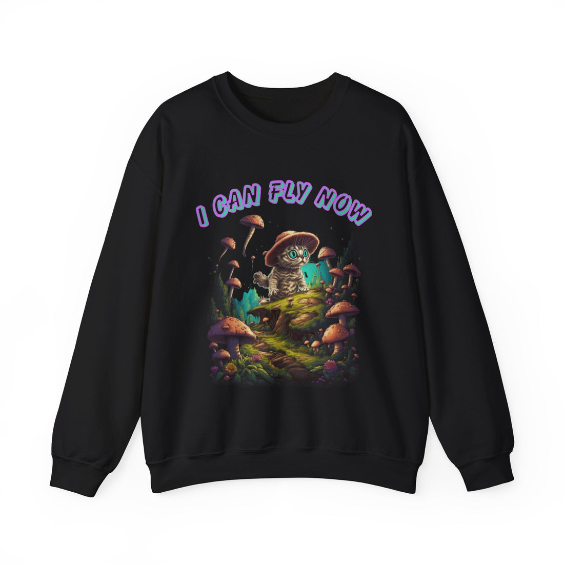 I Can Fly Now Sweatshirt - Graphic Sweatshirt from Tee Utopia