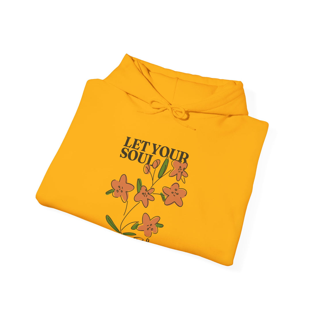 Let Your Soul Blossom Hoodie - Graphic Hoodie from Tee Utopia