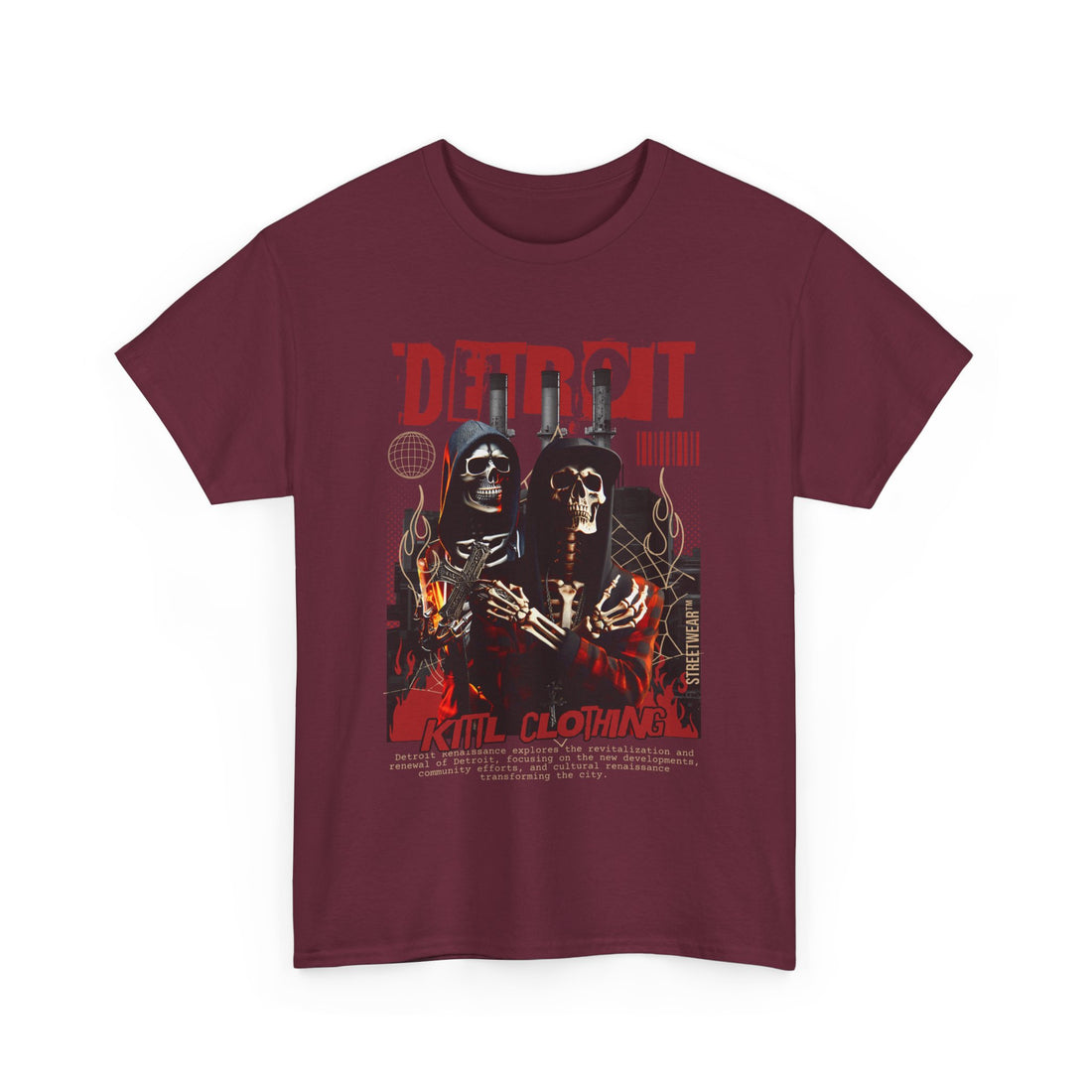 Detroit T-Shirt - Graphic T-Shirt from Tee Utopia
