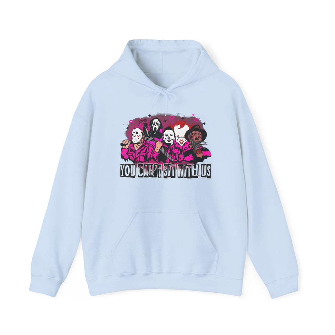 You Can't Sit With Us Hoodie - Graphic Hoodie from Tee Utopia