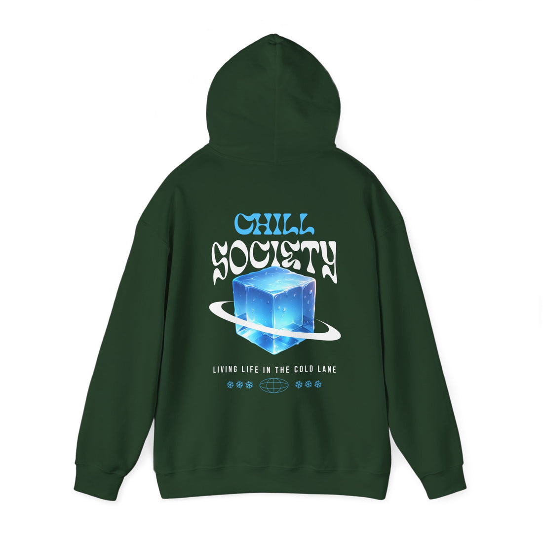 Chill Society Front and Back Hoodie - Graphic Hoodie from Tee Utopia