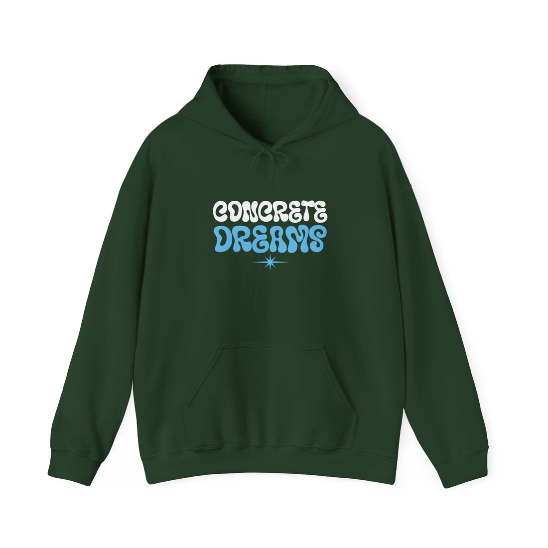 Concrete Dreams Front and Back Hoodie - Graphic Hoodie from Tee Utopia