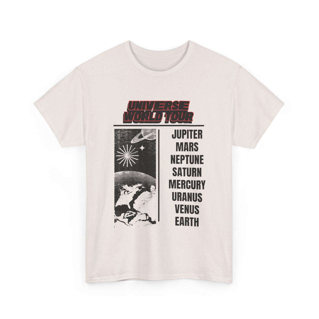 Universe World Tour T-Shirt - Graphic T-Shirt from Tee Utopia