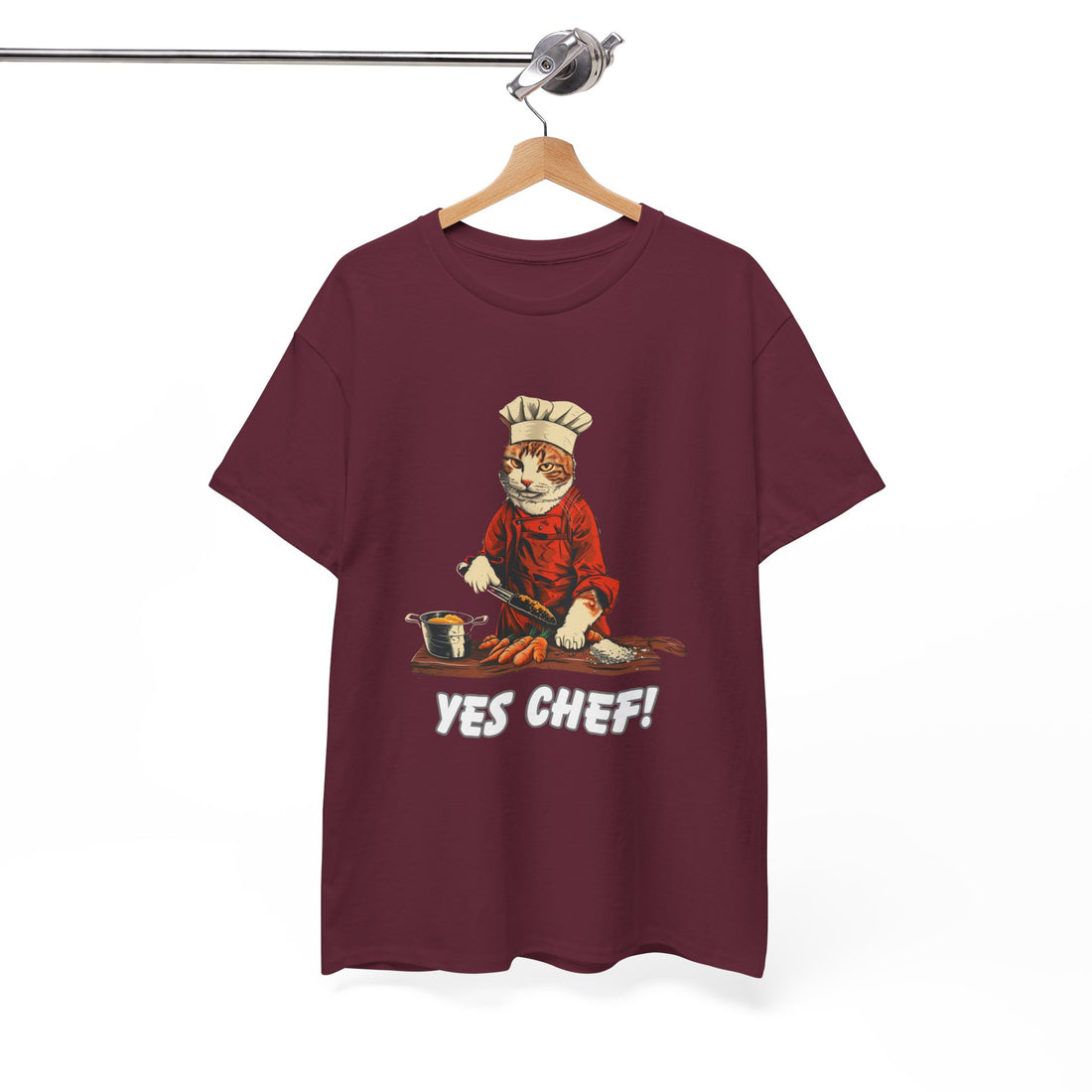 Yes Chef! T-Shirt - Graphic T-Shirt from Tee Utopia