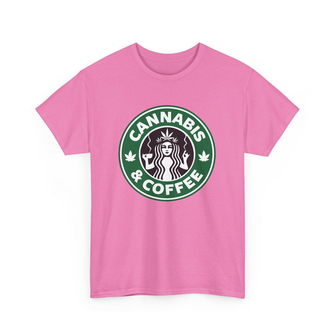 Cannabis and Coffee T-Shirt - Graphic T-Shirt from Tee Utopia