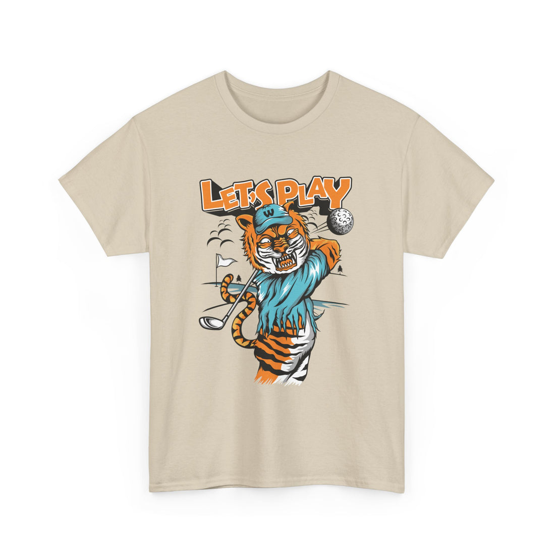 Let's Play Golf T-Shirt - Graphic T-Shirt from Tee Utopia