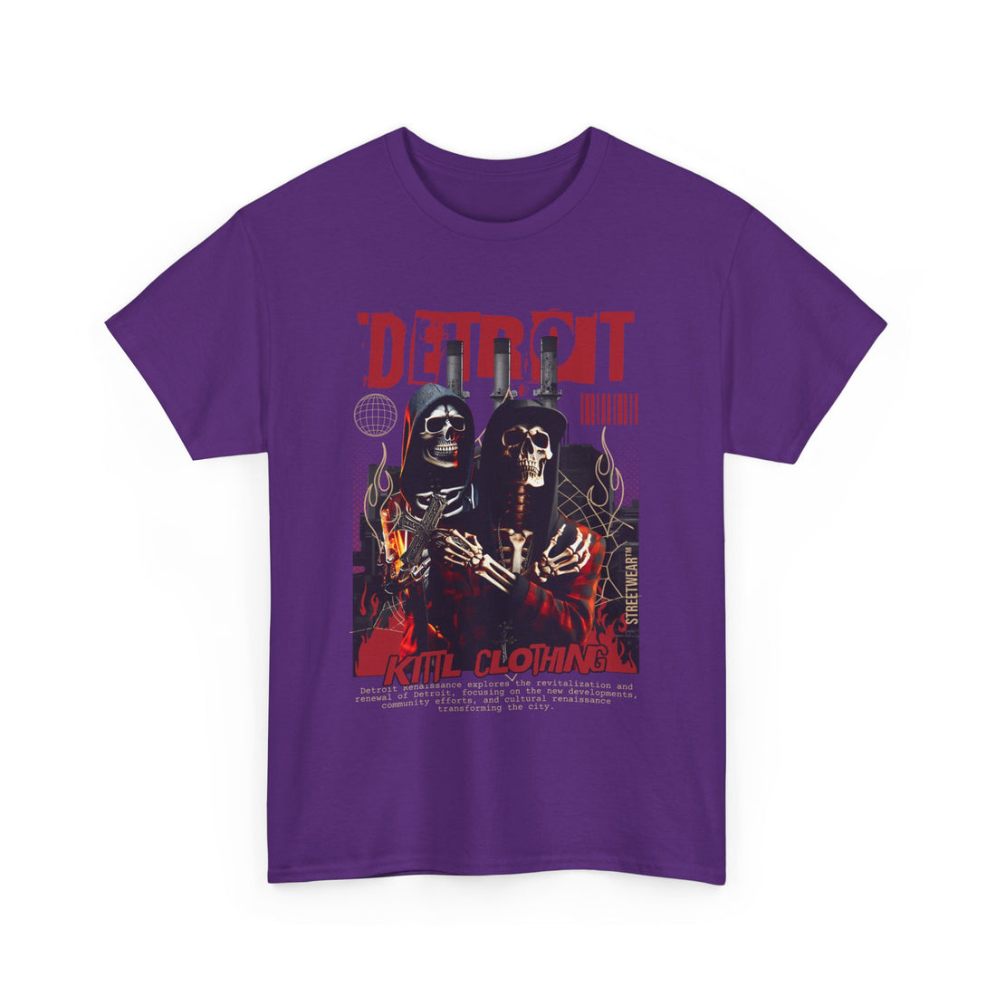 Detroit T-Shirt - Graphic T-Shirt from Tee Utopia