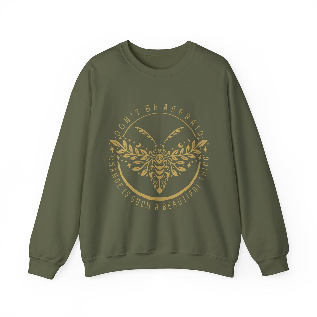 Don't Be Afraid Sweatshirt - Graphic Sweatshirt from Tee Utopia
