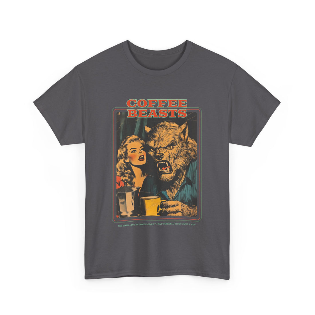 Coffee Beasts T-Shirt - Graphic T-Shirt from Tee Utopia