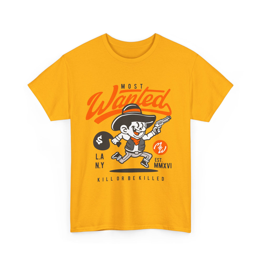 Most Wanted T-Shirt - Graphic T-Shirt from Tee Utopia