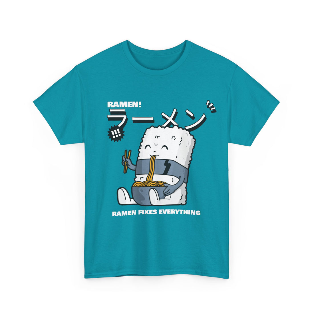 Ramen Fixes Everything T-Shirt - Graphic T-Shirt from Tee Utopia