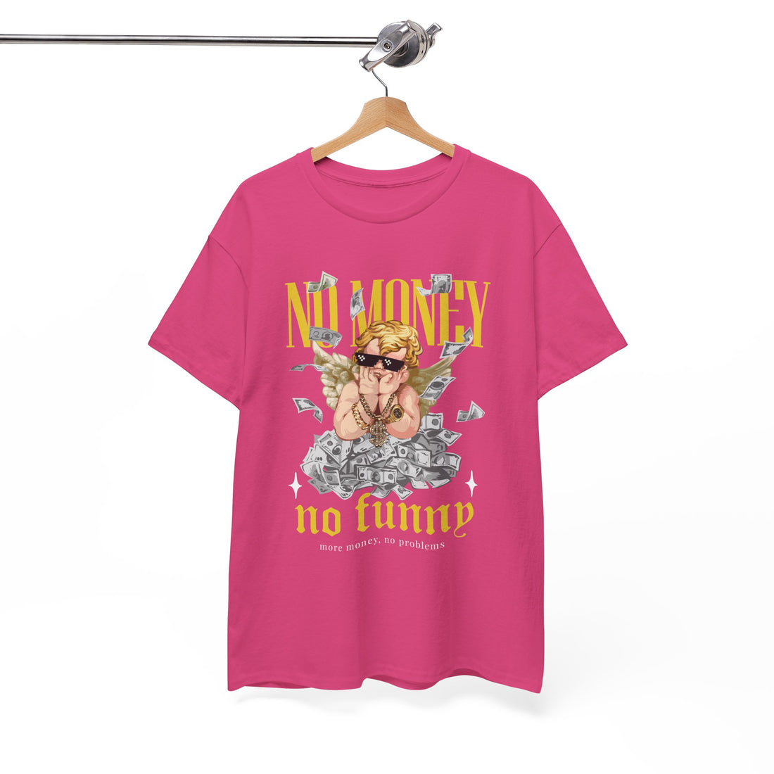 No Money No Funny T-Shirt - Graphic T-Shirt from Tee Utopia