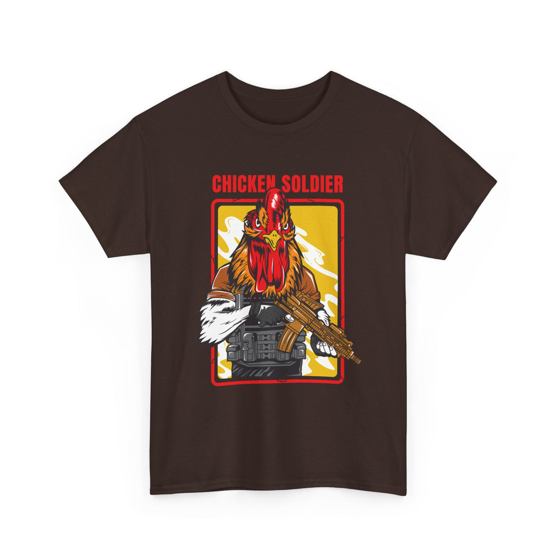 Chicken Soldier T-Shirt - Graphic T-Shirt from Tee Utopia