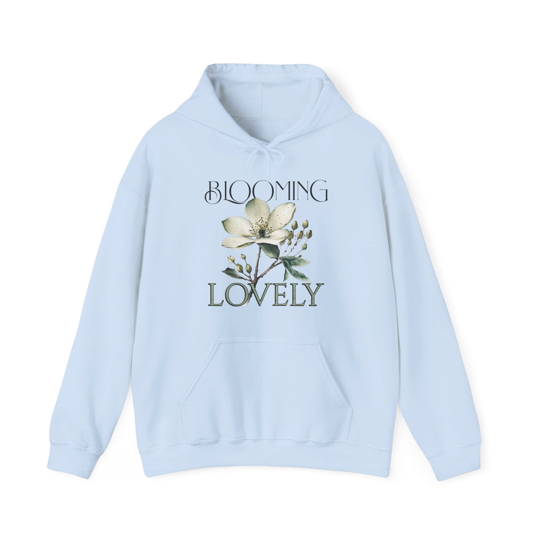 Blooming Lovely Hoodie - Graphic Hoodie from Tee Utopia