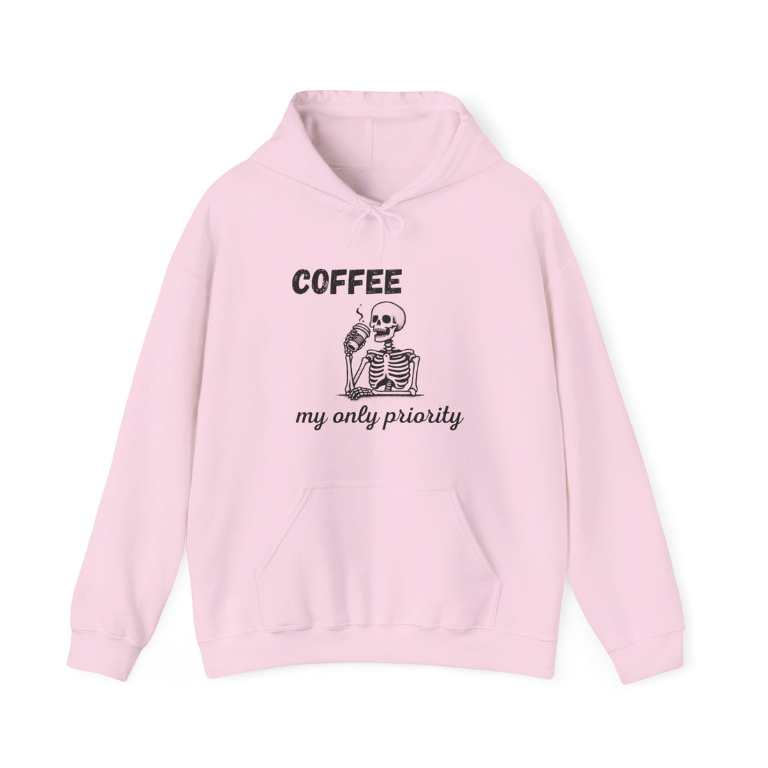 Coffee My Only Priority Hoodie - Graphic Hoodie from Tee Utopia
