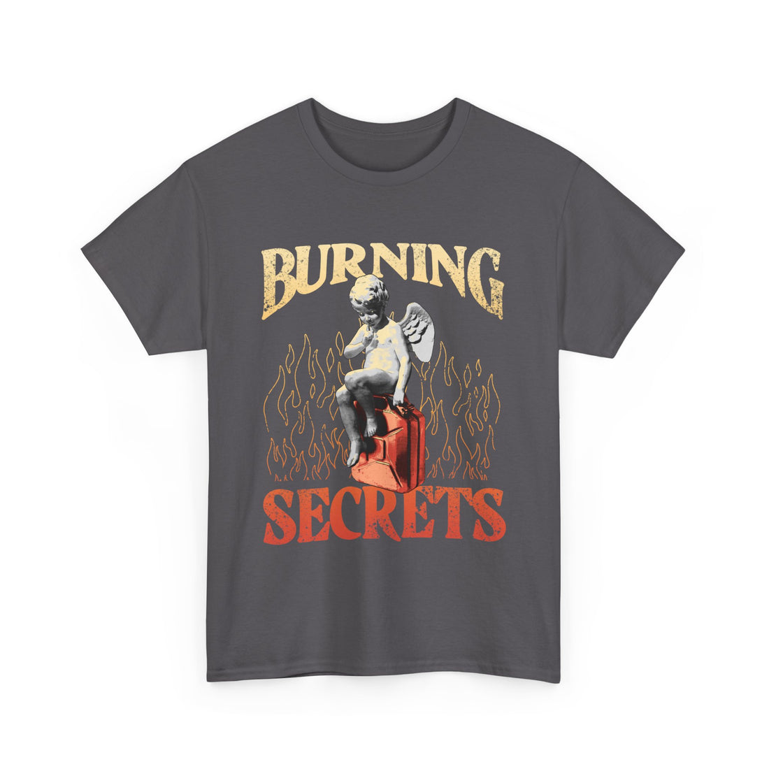 Burning Secrets T-Shirt - Graphic T-Shirt from Tee Utopia