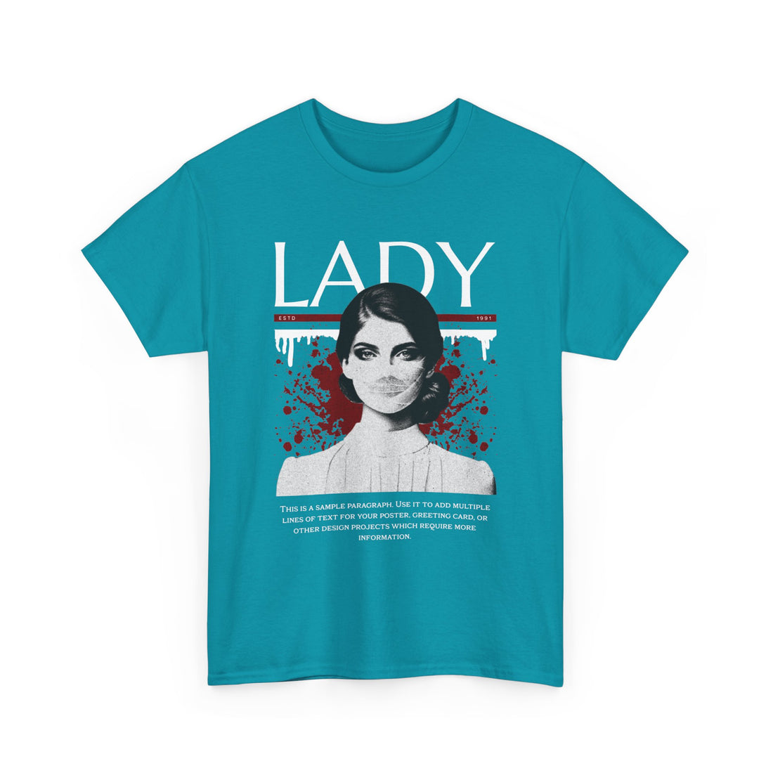 LADY T-Shirt - Graphic T-Shirt from Tee Utopia