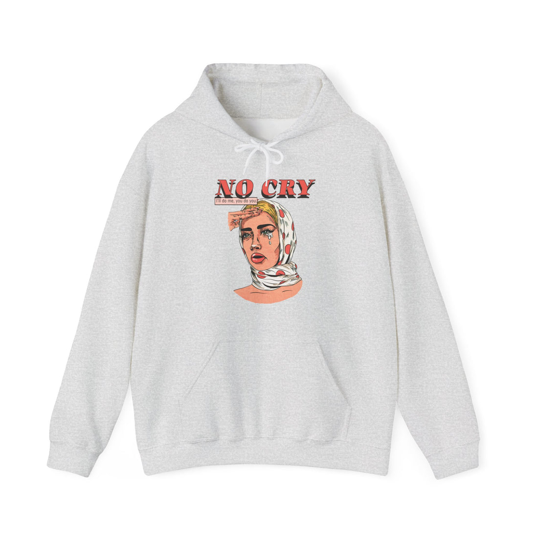 No Cry Hoodie - Graphic Hoodie from Tee Utopia